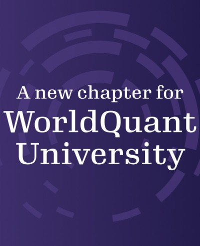 A new chapter for WorldQuant University