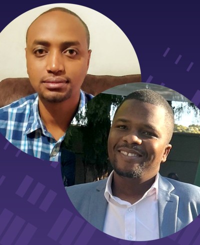 Anthony Ndungu and Gerald Majoni